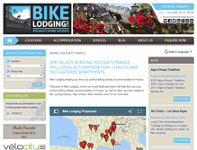 Tablet Screenshot of bikelodging.com
